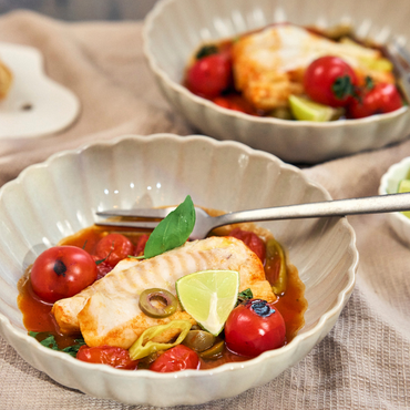 ricetta di merluzzo in salsa speziata di pomodorini