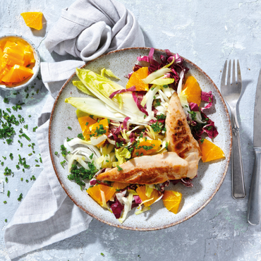 insalata estiva con pollo e arance