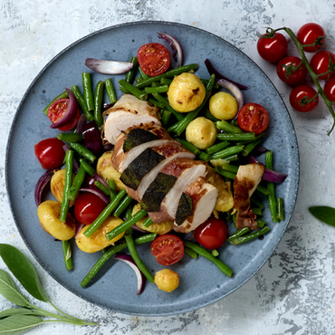 saltimbocca di pollo con verdure